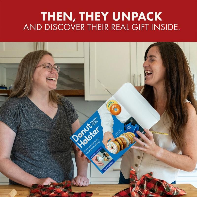Prank-O Prank Gift Box - Donut Holster [EMPTY BOX] christmas