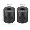 sourcing map Flexible Coupling Shaft 15 mm to 16 mm