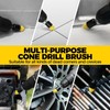 Holikme 10Pieces Drill Brush Attachments Set, Power Scrubber Brush with
