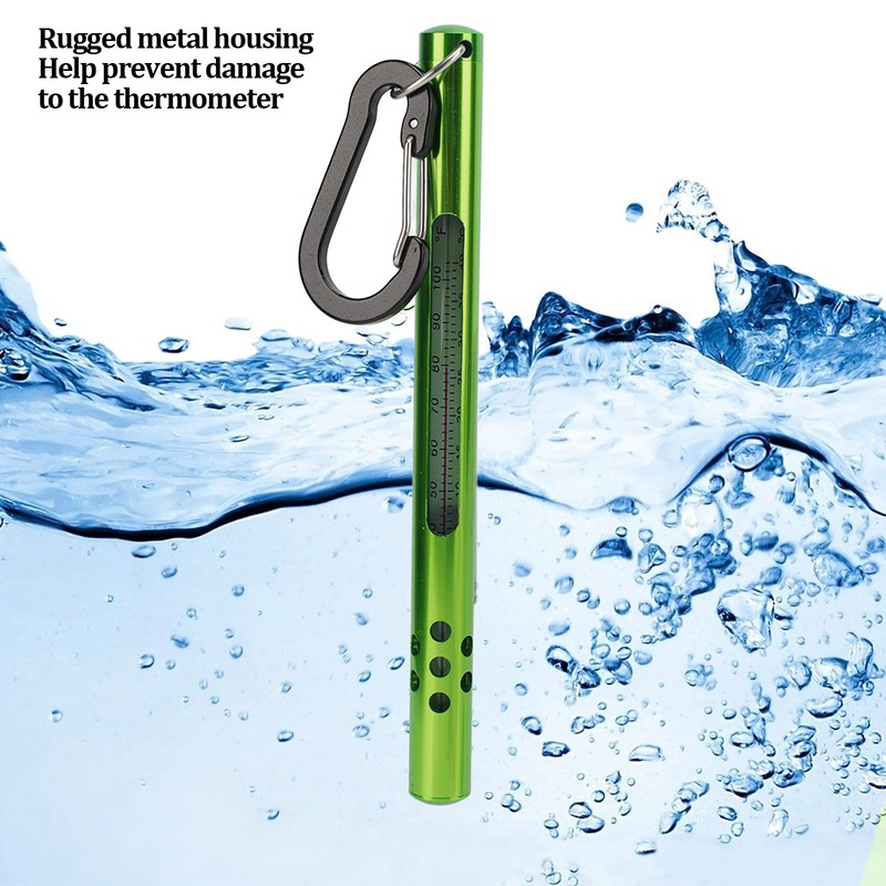 Fly Fishing Water Thermometer Stream Water Temperature Measurement Tools with