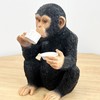 Alfie Francis 17.5cm Tall Cheeky Tea Drinking Monkey Ornament Figurine