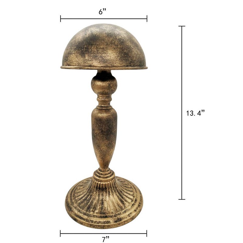 Owlgift Vintage Dome Shape Design Removable Metal Hat Rack/Cap/Wig Storage