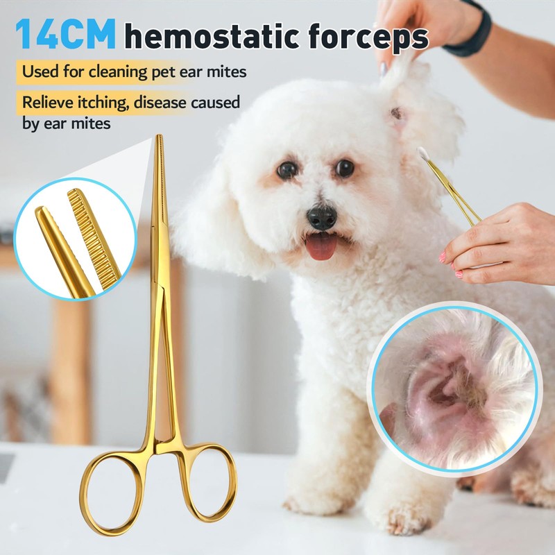 CITYWISH Dog Grooming Scissors,Curved Thinning Shears Dog Grooming with Safety
