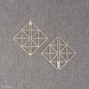 Kito Wooden Ornament KITO10 Square Small Scandinavian Mobile Hinmei