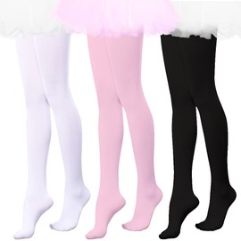 Ballet Dance Tights Ultra Soft Transition Girls Student Footed Tight(Toddler/Little Kid/Big Kid)