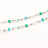 FUTIMELY Bohemia Green Beaded Beads Choker Necklace for Women,Simple Fresh