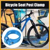 Partuto 34.9mm Aluminium Alloy Bicycle Seat Post Clamp Seat Post
