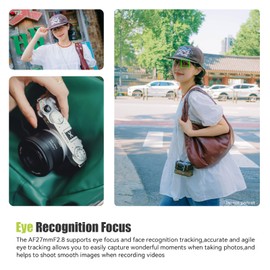 AstrHori AF 27mm F2.8 Auto Focus APS-C Large Aperture Prime Lens Ultra-Compact Pancake Lens for Fuji X Mirrorless Camera X-H,X-T,X-S,X-PRO,X-E,X-A,X-H1,X-H2,X-H2S,X-T5,X-T4,X-T3,X-T50,X-T30(Black)