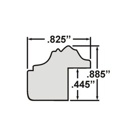 Craig Frames Whittemore, 16x20 Picture Frame, Ornate Gold