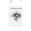 hibbent Stainless Steel 3 in 1 Kitchen Sink Drain Strainer
