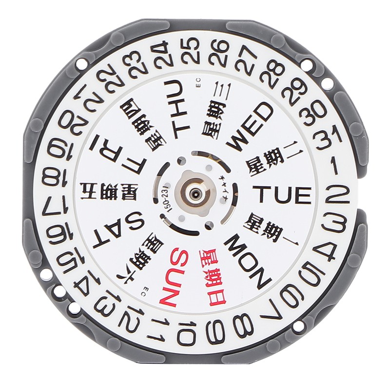 VJ33 Watch Movement Replacement Day Date Calendar Movement Watch Repair