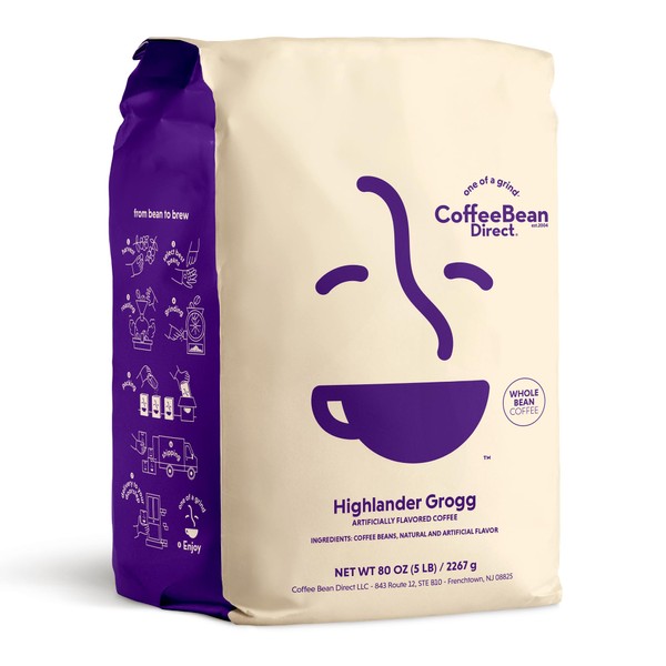 Coffee Bean Direct Coffee Bean Direct Highlander Grogg Flavored, Whole