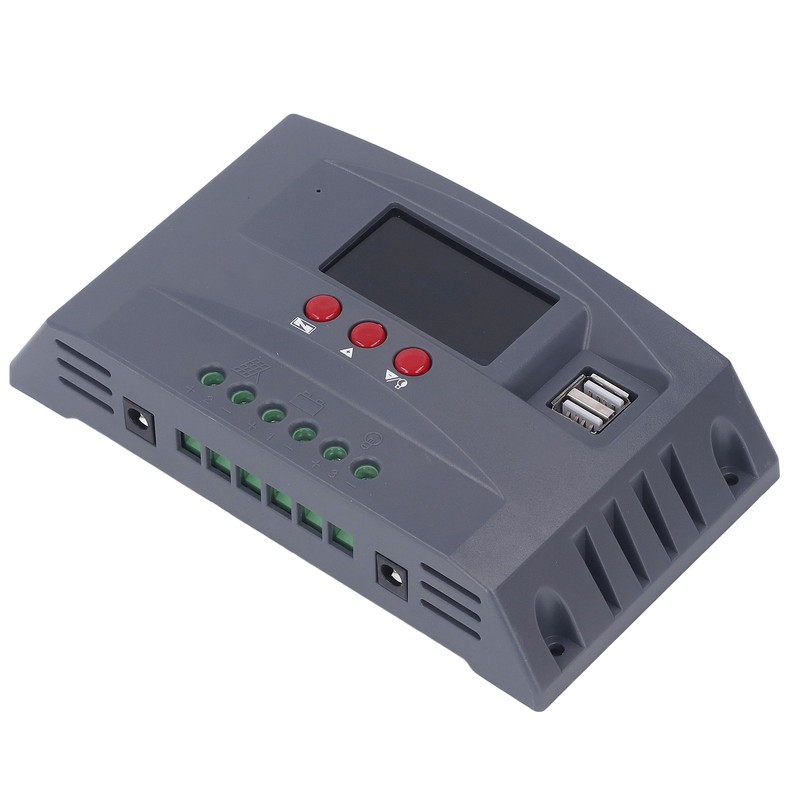 Solar Charge Controller with Light LCD MPPT Overcurrent Protection Solar