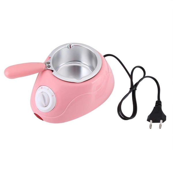Máquina de fusión eléctrica Candy Melting Pot con mango resistente al calor Caldera, Chocolate Melting Pot, para derretir mantequilla de chocolate(Pink)