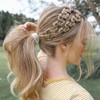 100 Pcs Ligas para Peinar el Cabello, Donas para Cabello