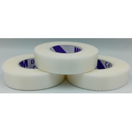 Dura Pore Surgical Tape 1.25cm x 9.14m – Pack of 3 | Strong, Hypoallergenic Medical Tape for Secure Dressing Fixation