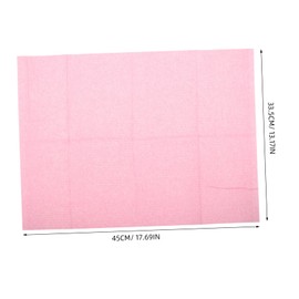 Healvian 125Pcs Waterproof Disposable Nail Table Mats Pink Non-Woven Nail Salon Supplies Hand Pillow for Manicure Beauty Desk Accessories for Professional Use