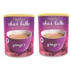 Royal Tea Ginger Chai Unsweetened Tub 400g (Pack of 2)