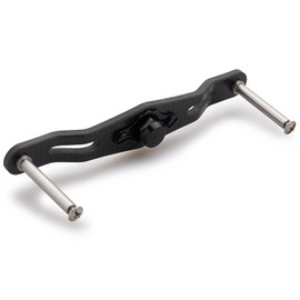 HEIGHTEN V2.0 85/95 mm Reel Handle (No Knobs) 1.5K Carbon Fabric, Carbon Fabric, For Shimano Daiwa Abukarucia General Use Bait Reel (3.7 inches (95 mm) (65)