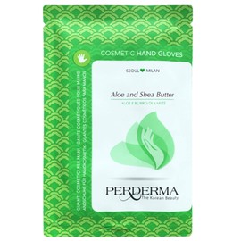 Perderma Korean Cosmetic Hand Gloves with Aloe & Shea Butter, Moisturising & Hydrating Gloves Treatment for Hands - 19 G