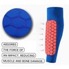 Shin Defender Shin Guards Kids, Slip On Honeycomb Pads with