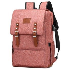 HFSX Vintage Backpack Men Women Business Travel Computer Backpack College Bookbag Stylish Water Resistant Vintage Backpack Fits 15.6 Inch Laptop