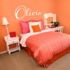 Custom Name Vinyl Wall Decal Sticker Art, Removable Cursive Words