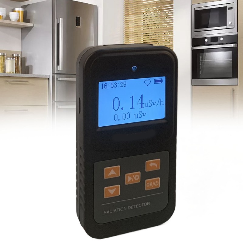 Nuclear Radiation Detector High Sensitivity 2 Power Supply Modes Double