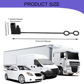 HQRNYP 8PCS 2 Pin Plug Replacement Weather Cap, Automotive Replacement Electrical Accessories, SAE Waterproof Cover Cap, Auto Accessories SAE Connector Protection Lid Top Covers for Most Cars (8PCS)