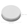 Set of 4 Stainless Steel Replacement Lid Jar Lids for