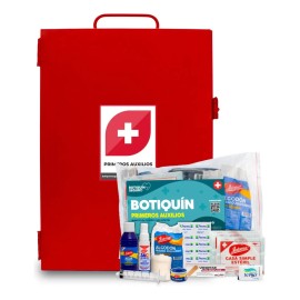Botiquín Mediano Productos Primeros Auxilios Pzs