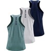 NELEUS Men's 3 Pack Running Tank Tops Dry Fit Muscle