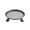 khtumeware Vintage 4.5 Inch 100% Solid Brass Clawfoot Candle Dish