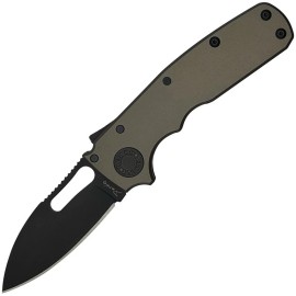 Demko Shark Cub Shark-Lock Gray Aluminum Folding CPM-20CV Pocket Knife 19230