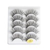 5 Pairs False Eyelashes Natural Fake Eyelashes Fluffy Hand-made Eyelashes