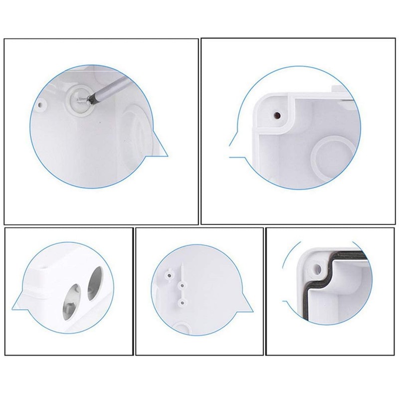 Powertool IP55 Electrical Junction Box Weatherproof for Projects, Instruments, Opening