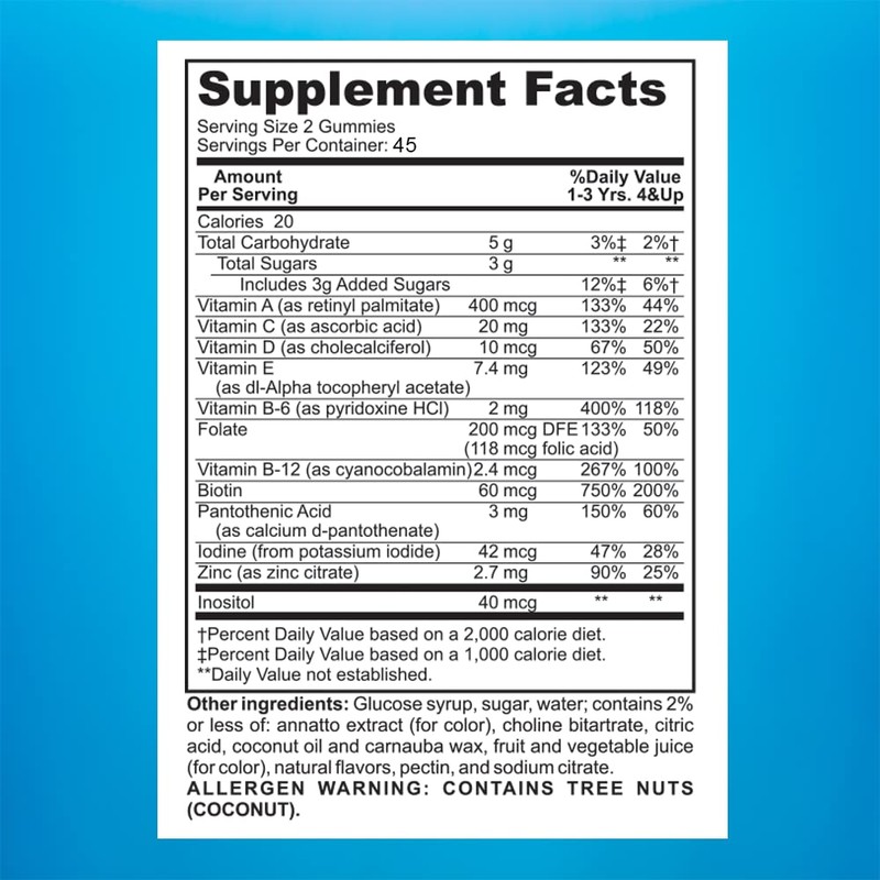 Zaytun Halal Vitamins for Kids Multivitamin Gummies, Naturally Sourced Vitamin