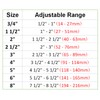 Suprom 2 inch Hose Clamp, 10 Pack Adjustable 1 1/2"-2