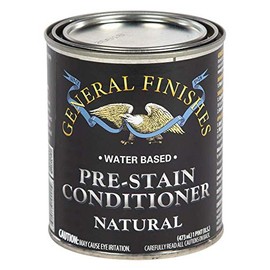 General Finishes Water Based Wood Stain, 1 Pint, Natural