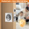 Lipshome Pocket Door Lock, Pocket Door Lock with Key, Pocket