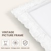 Axeman Vintage Picture Frames 4x6 White | Antique 4 x