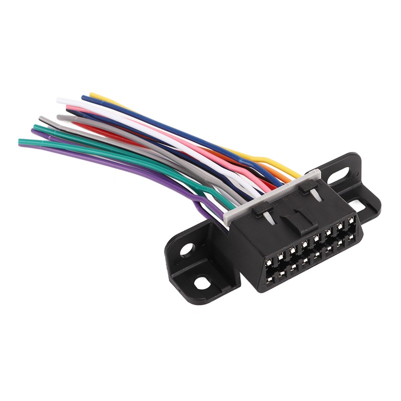2PCS Diagnostic OBD2 16 PIN Female Connector Harness Car 16