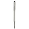 Parker Vector Premium Shiny Stainless Steel Chiselled Blue Rollerball Pen