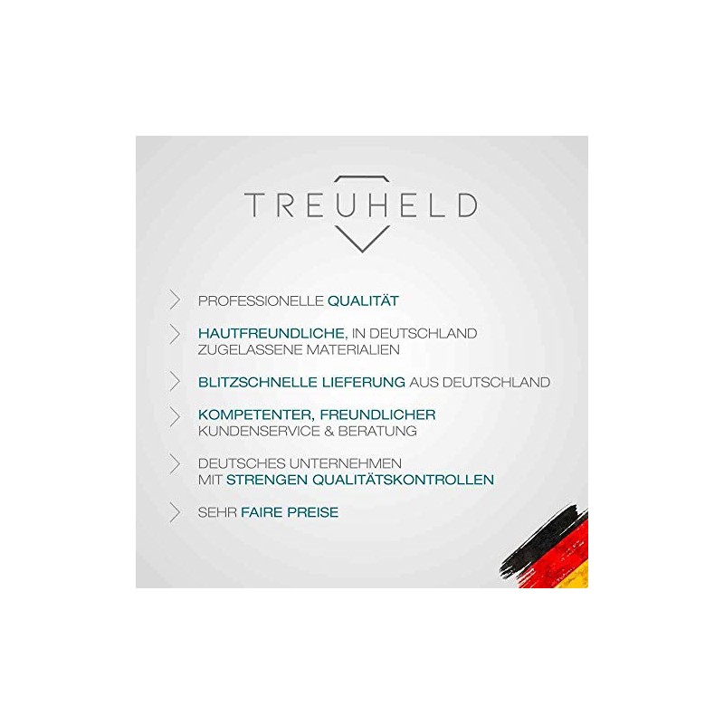 Treuheld® Pregnancy Piercing with Crystal, 3 Colours [1st], Clear