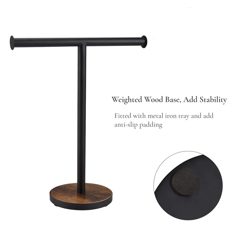 BCOZLUX Towel Holder Stand, Countertop Hand Towel Stand for Bathroom
