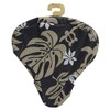 TS (TS) Black Monstera Beach Cruiser Saddle Cover