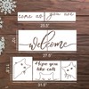 Welcome Stencils for Doormat 27.5” Cat Door Mat Stencil Enter