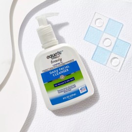 Equate Beauty Limpiador Facial Diario Normal A Graso 8 Oz.