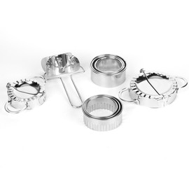 304 Stainless Steel Manual Dumplings Maker Mold Pastry Wrapper Set Kitchen Cooking Tool