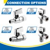 1/4 Turn Angle Stop Valve, 1/2" Expansion Pex F1960 X